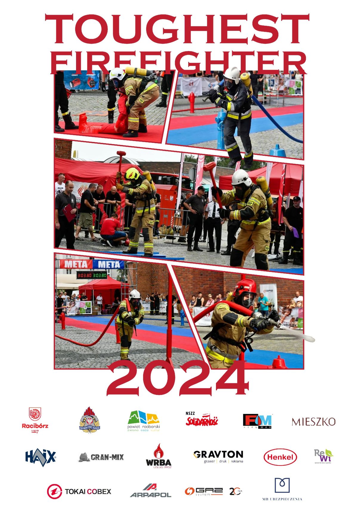 plakat Toughest Firefighter