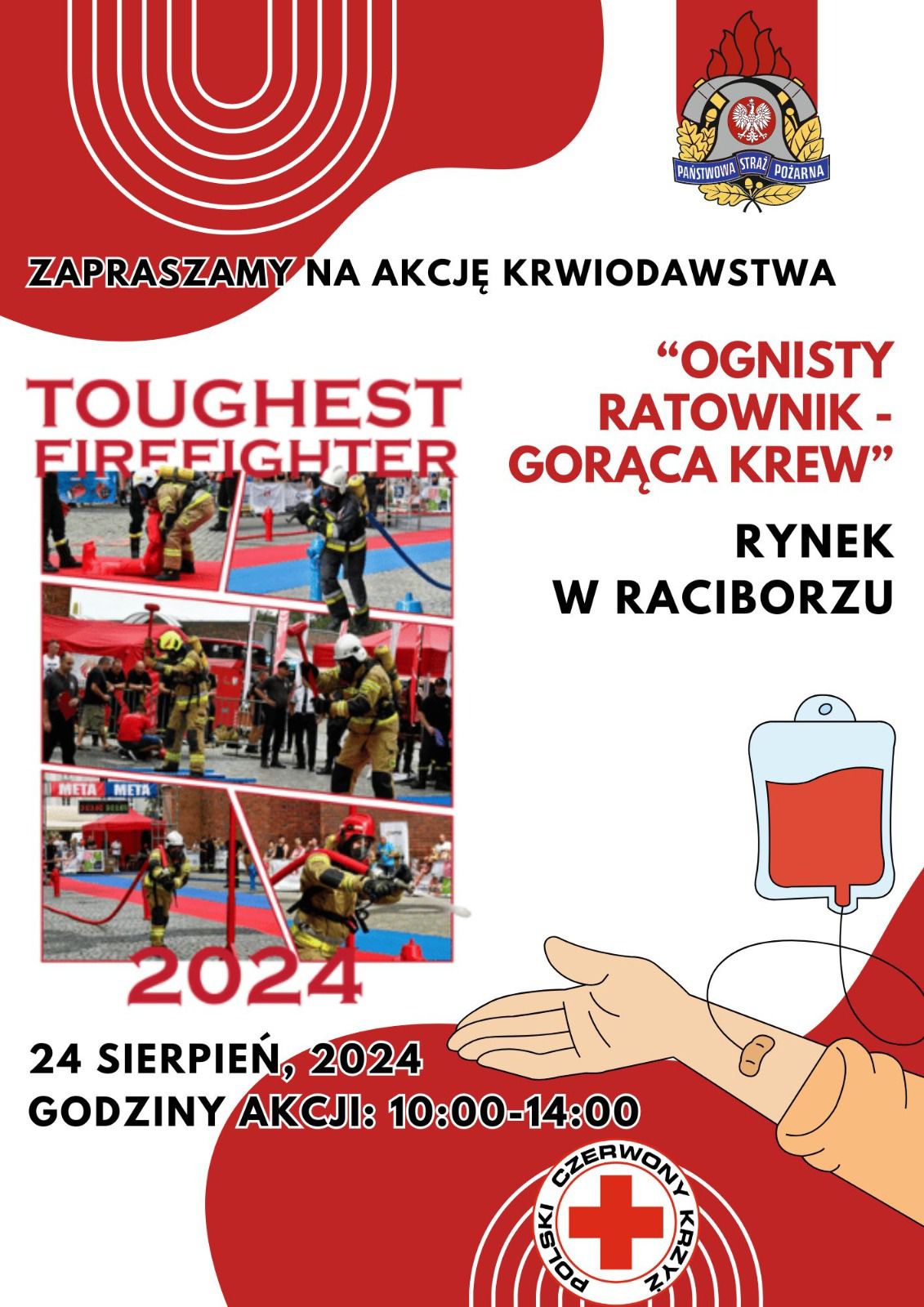 plakat Ognisty ratownik-gorąca krew
