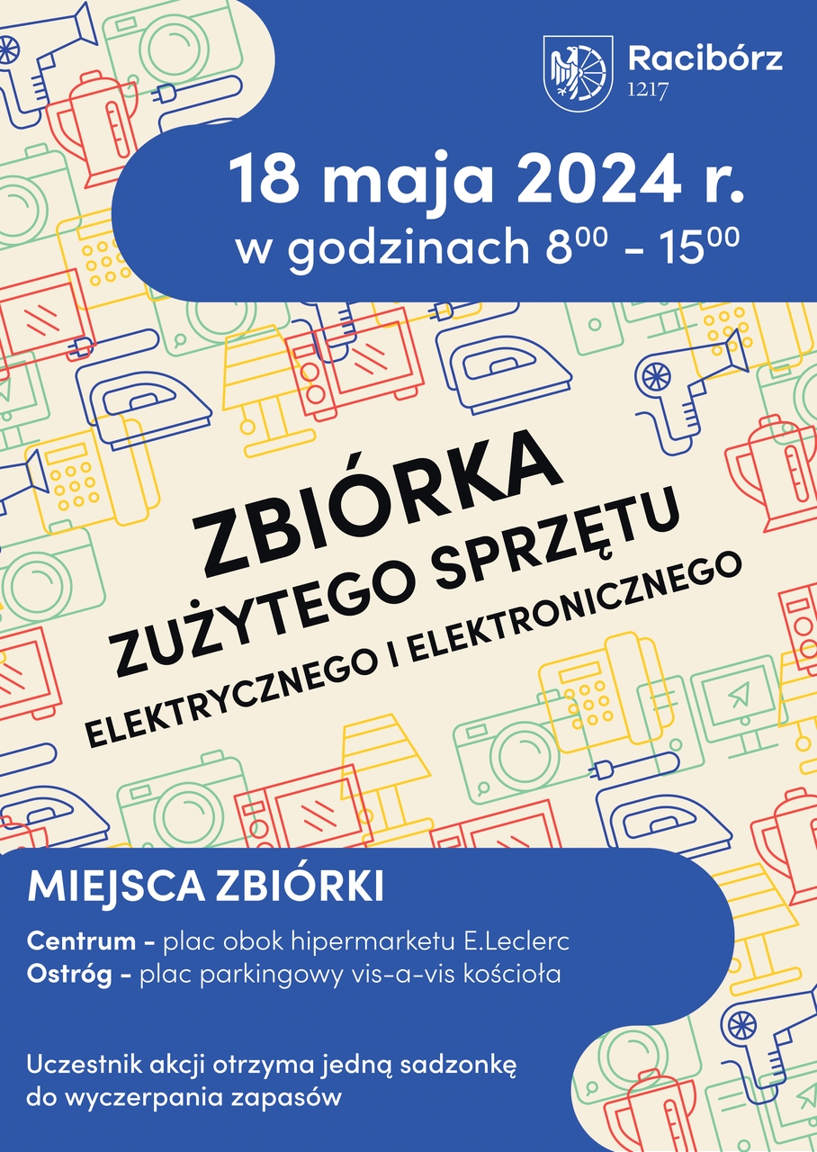 plakat zbiórka elektorśmieci