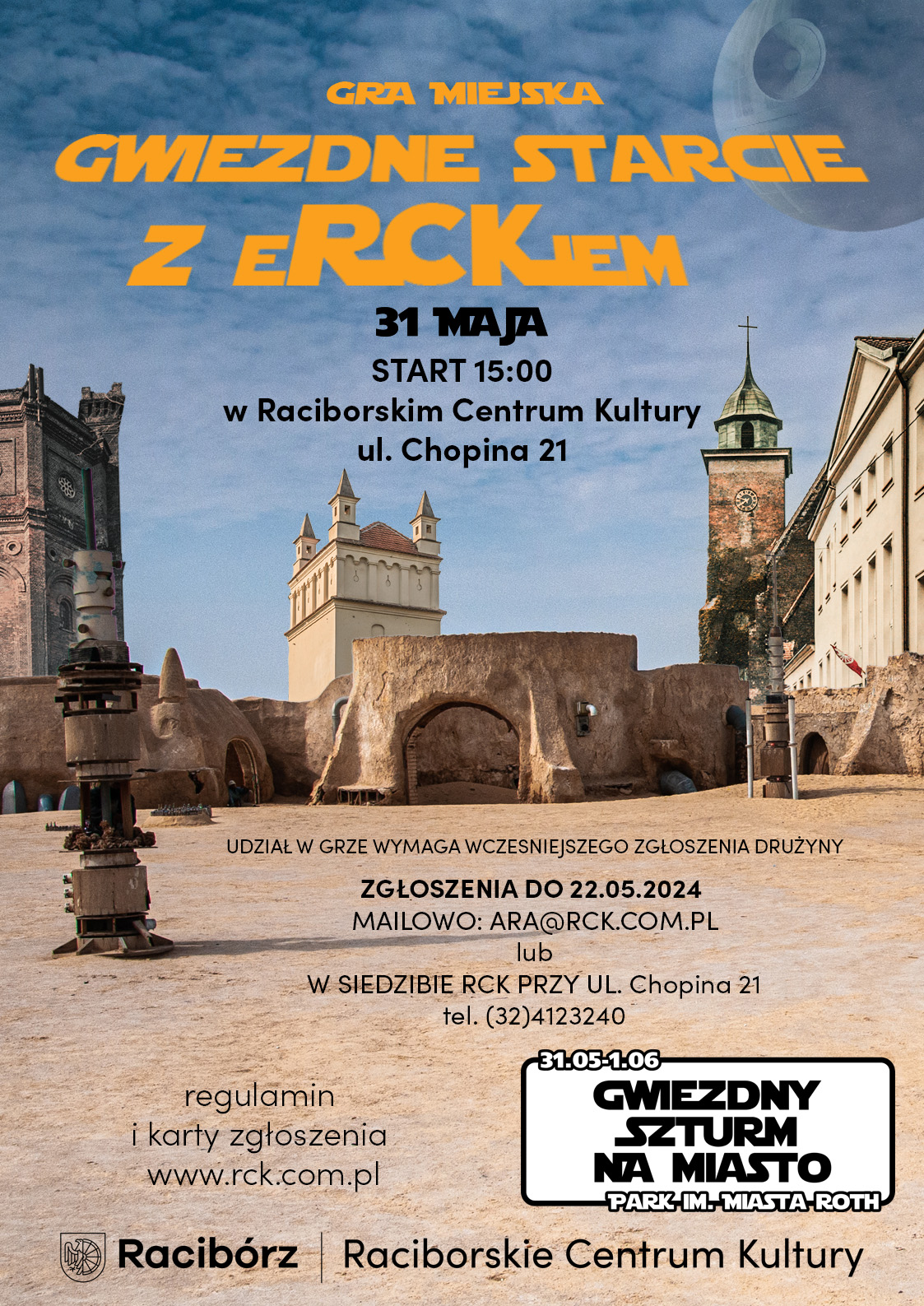 plakat Gwiezdne Starcie z eRCKiem
