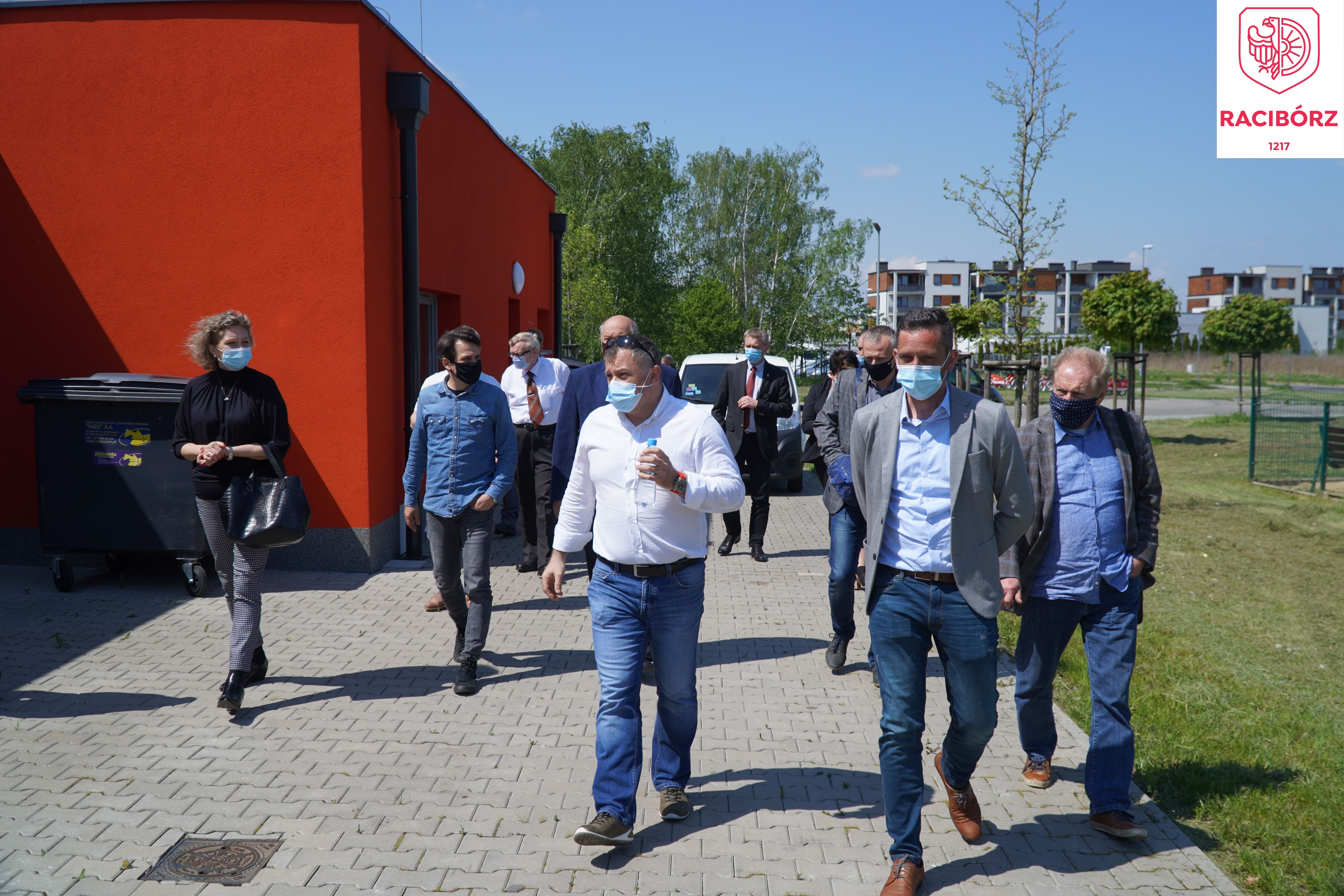 raciborscy radni wraz z prezesem Białasem