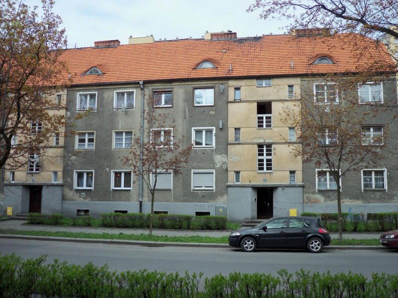 kamienice przy ulicy Skłodowskiej