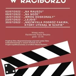 Kino letnie na plaży w Raciborzu. W każdą sobotę lipca