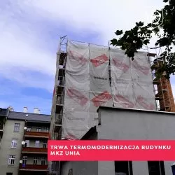 Trwa termomodernizacja budynku MKZ UNIA