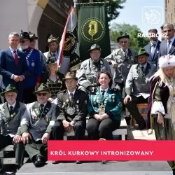 Król Kurkowy intronizowany