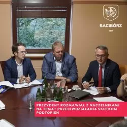 Prezydent rozmawiał z naczelnikami na temat przeciwdziałania skutkom podtopień