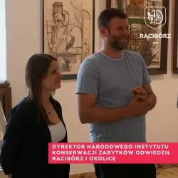 Dyrektor Narodowego Instytutu Konserwacji Zabytków odwiedził Racibórz i okolice