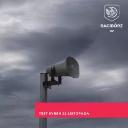 Test syren 22 listopada