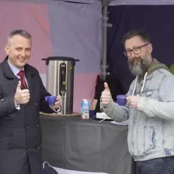 Prezydent świętował z mieszkańcami zielone światło dla budowy strefy zewnętrznej H2Ostróg