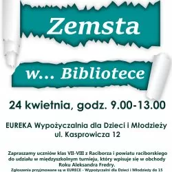 Zemsta w bibliotece czyli Światowy Dzień Książki w raciborskiej książnicy