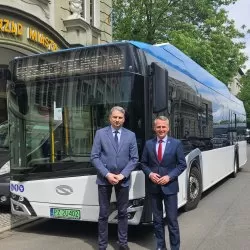 Racibórz testuje elektryczny autobus.