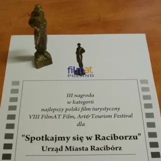 "Spotkajmy się w Raciborzu" otrzymał trzecią nagrodę na VIII Festiwalu FilmAT