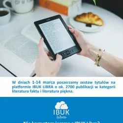 Nowe tytuły na Ibuk Libra w raciborskiej bibliotece. Promocja potrwa do 12 marca.