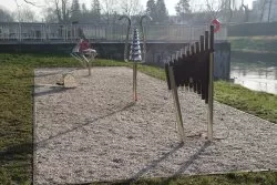 Nowa aranżacja pola do gry w bule na plaży