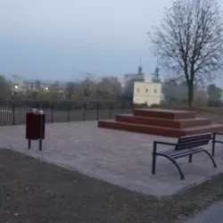 Taras widokowy przy cmentarzu Jeruzalem.