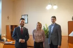 Justyna Święty - Ersetic i Monika Brzostek gośćmi Urzędu Miasta