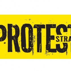 plakat strajk