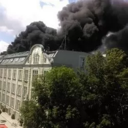 Komunikat UM w sprawie pożaru na dachu Urzędu Miasta