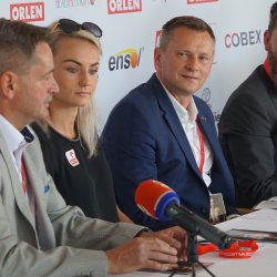 Mistrzostwa lekkoatletów do lat 20. w Raciborzu - konferencja prasowa