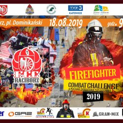 Plakat zawodów strażackich