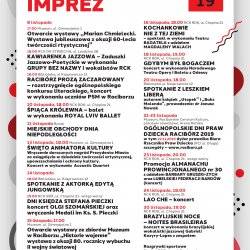 Listopadowy kalendarz imprez