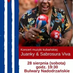 Koncert oraz potańcówka latino z Kubańczykami z zespołu Juanky & Sabrosura Viva w ostatnią sobotę lata!