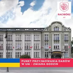 Zmiana godzin funkcjonowania punktu przyjmowania darów dla Ukrainy w Urzędzie Miasta