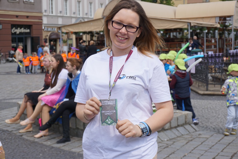 Studentka pedagogiki na PWSZ Dominika zauważyła, że w organizacje zabaw dla maluchów zaangażowali się przedstawiciele różnych kierunków na uczelni.