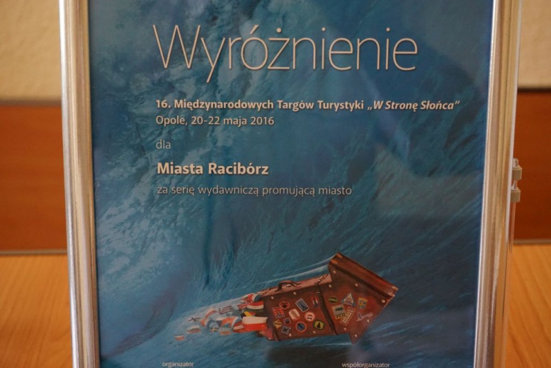 Racibórz zasłuzył na wyróżnienie za serię wydawniczą promującą nasze miasto.