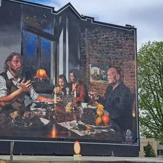 Miejski Podwieczorek - kolejny mural zdobi raciborski szlak miejski