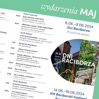 Kalendarium wydarzeń na maj
