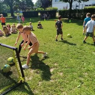 Raciborskie przedszkolaki trenowały z Akademią United