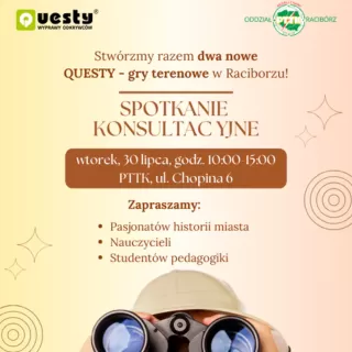 "Raciborskie Wyprawy Odkrywców 3.0" - spotkanie konsultacyjne dotyczące nowych questów