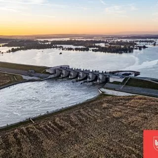 Zbiornik Racibórz Dolny wypełniony tylko w 25,4%