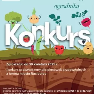 Zapraszamy przedszkola z Raciborza do udziału w konkursie „Z pamiętnika małego ogrodnika”