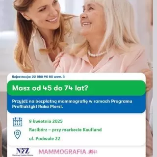 Podaruj sobie i bliskim prezent na Dzień Kobiet – zadbaj o zdrowie i skorzystaj z bezpłatnej mammografii