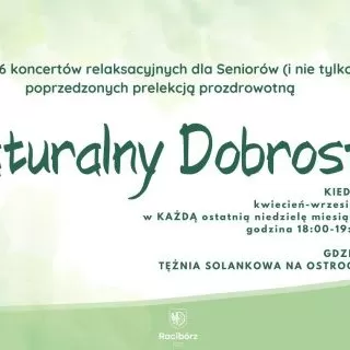 Naturalny dobrostan - cykl bezpłatnych spotkań w tężni na Ostrogu