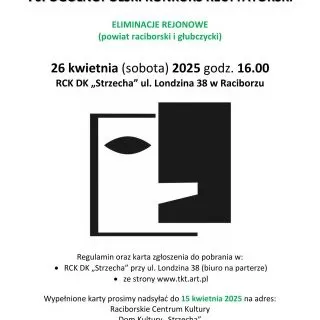 70. Ogólnopolski Konkurs Recytatorski- zgłoszenia tylko do 15 kwietnia