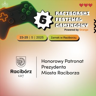 VI Raciborski Festiwal Gamingowy – Miasto Racibórz partnerem wielkiego święta esportu