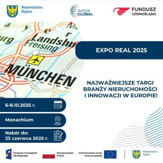 Ruszył nabór firm na prestiżowe targi EXPO REAL 2025 w Monachium