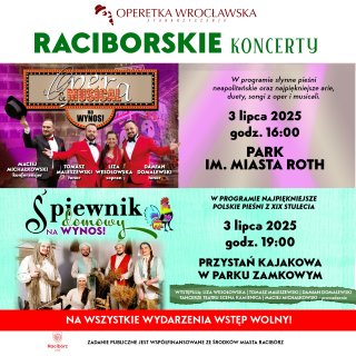 Raciborskie koncerty Operetki Wrocławskiej