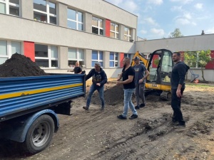 Prace przygotowawcze teren pod realizację inicjatywy