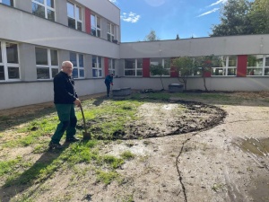 Prace przygotowawcze teren pod realizację inicjatywy