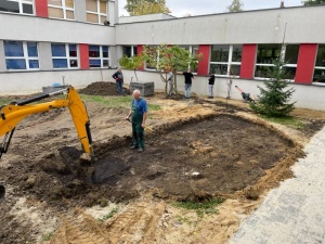 Prace przygotowawcze teren pod realizację inicjatywy