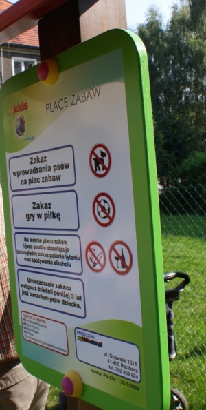 Plac zabaw przy ul. M.C. Skłodowskiej