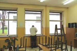 Inicjatywa lokalna. Wymiana okien w budynku szkoły w Sudole