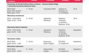 Zima w mieście. Ferie z RCK (2)