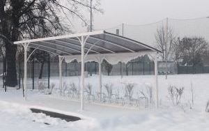 Wiata rowerowa na Srebrnej (1)