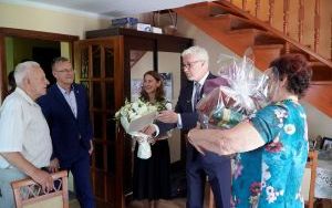 Państwo Arendarscy obchodzą jubileusz 60-lecia pożycia małżeńskiego (1)