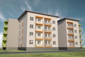 Nowe budynki TBS w Raciborzu.